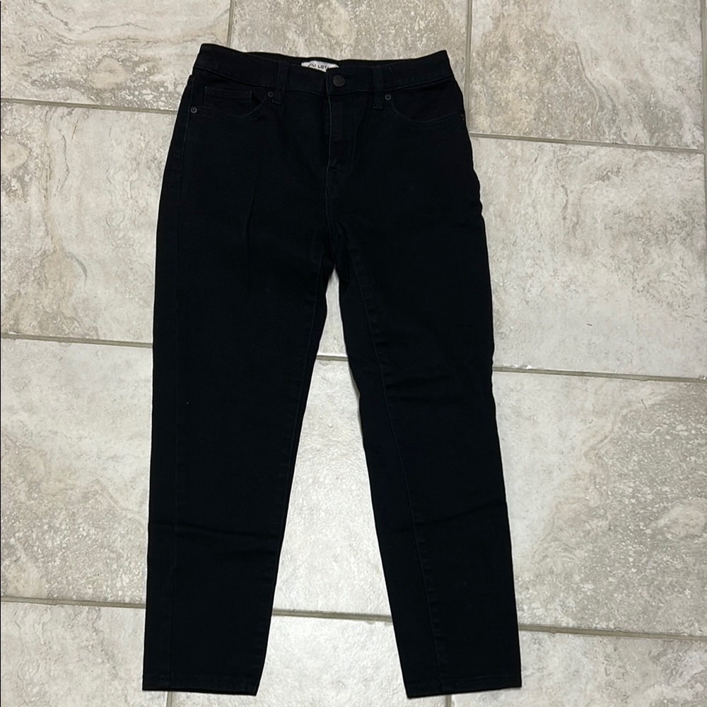 Nili Lotan x Target Black Ankle Cropped Jeans size 2